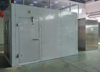 Cámara fría de acero fresca modificada para requisitos particulares del congelador 1.0m m del sitio para el almacenamiento los 2*3*2.6M de la carne